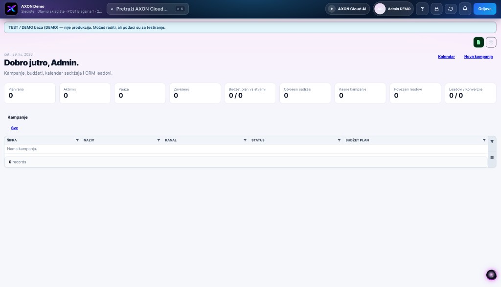 Marketing AXON Cloud